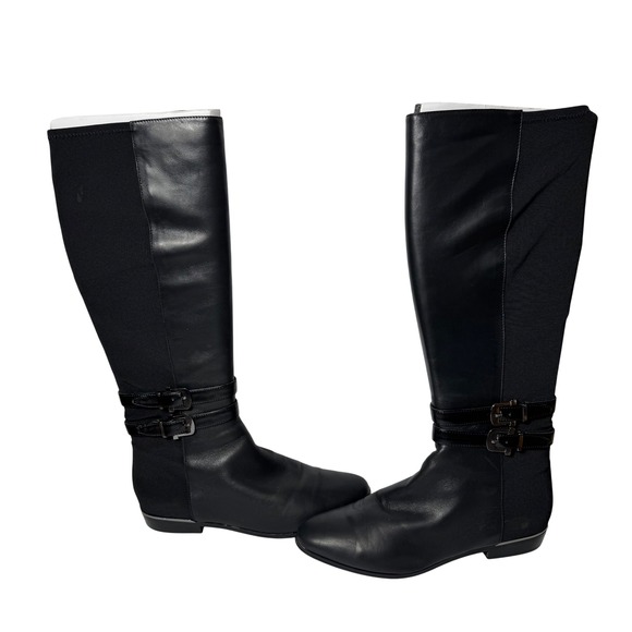 White House Black Market Shoes - White House Black Market Alexa Tall Boot High Zip Leather Riding Womens 7.5